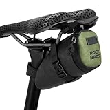 ROCKBROS Fahrrad Satteltaschen Ultralight Fahrradtasche Sattel mit Klettverschluss, Reißfest Wasserabweisend Aerodynamisch Fahrradsatteltasche für Rennrad MTB Faltrad