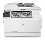 HP Color LaserJet Pro M183fw Multifunktions-Farblaserdrucker (Drucker, Scanner, Kopierer, Fax, WLAN, LAN, Airprint) 16 Seiten/Min, weiß