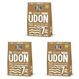 Bio Shirataki Konjac Udon Nudeln 385 g – Kalorienarm, Glutenfrei, Vegan – aus Konjakwurzel, reich an Ballaststoffen DIET-FOOD (Packung mit 3)