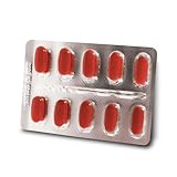 BRN. 40 rote Tabletten. Verbesserte Formulierung für bessere Ergebnisse. Inhaltsstoffe auf Basis von Pflanzen, Vitaminen und Chrom. (Amino flav.d.)