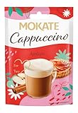 MOKATE® Cappuccino | 40g Geschmack: Apfelkuchen mit Zimt | Instantkaffee Kaffeegetränk Instantkaffee Samtig und Aromatisch Cremiger Getränk Kaffee Getränkepulver