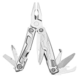 Leatherman Rev – Kleines Multi-Tool mit 14 praktischen Werkzeugen – Allzweckwerkzeug für den Outdoor- und Camping-Bereich – Edelstahl