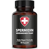 Spermidin Kapseln hochdosiert | Natürliches Weizenkeimextrakt mit hohem Spermidingehalt | 90 vegane Spermidine Kapseln