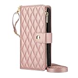 eprodeallsaperecommen Schutzhülle für iPhone 13 Mini (5,4 Zoll (13,7 cm) (Farbe: Roségold), hochwertige magnetische Klapphülle aus Leder für mobile Geräte