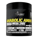 Olimp Sport Nutrition Aminosäuren Komplex hochdosiert - 150 Kapseln - Anabolic Amino 9000 Mega Tabs