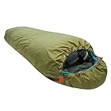 Aven Biwak - wasserdicht 4000mm - robust - Half Zip - 2 Reißverschlüsse Links und rechts - Biwaksack für Schlafsack - abnehmbares Moskitonetz - Schlafsack Hülle