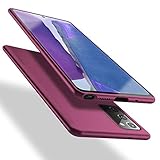 X-level für Samsung Galaxy Note 20 Hülle, [Guardian Serie] Soft Flex TPU Case Ultradünn Handyhülle Silikon Bumper Cover Schutz Tasche Schale Schutzhülle für Samsung Galaxy Note 20 5G - Weinrot