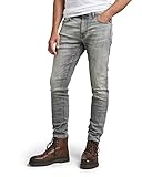 G-STAR RAW Herren Revend FWD Skinny Jeans, Grau (sun faded glacier grey D20071-A634-C464), 32W / 32L