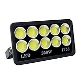 PEHUB IP66 Wasserdicht Außen LED Hintergrund Light Garden Park Landscape Flutlicht Super Hohe Helligkeit Weiß Licht 600 LED 0K COB Flutlicht Außen Billboard Ligh