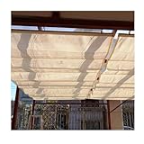 Ausziehbare wasserdichte Sonnenschutz, U-Form, Ersatz-Markise, für Außenbereich, Terrasse, Schatten, für Garage und Deck (0,8 m x 3 m)