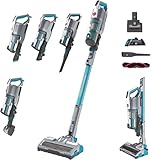 Hoover Akku Saugwischer mit Licht & 2 Akkus – 3-in-1 Staubsauger mit Wischfunktion & Handsauger – 60 Min. Laufzeit – Wischsauger mit Parkfunktion [HF522YSE]