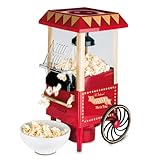 Korona 41100 Popcorn Maschine | Leistungsstarke 1200 Watt | Selbstgemachtes Popcorn für den Kinoabend Zuhause | Fettfreie Zubereitung | Retro-Design