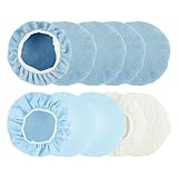 6 x Autopolierpads, 22,9 - 25,4 cm, Mikrofaser-Polierpads, Abdeckung, Autopuffer für Motorhaube, Autopolierer-Kits