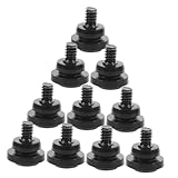 VILLCASE 10 Stück Teiliges Hard Disk Schrauben mit Stoßdämpfender Gummiring Unterlegscheibe Langlebige Schrauben für Mainboard Festplattenmontage Installieren und Sicher Befestigen