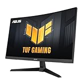 ASUS TUF Gaming VG27WQ3B - 27 Zoll WQHD Curved Monitor - 180 Hz, 1ms GtG, FreeSync, AdaptiveSync, HDR 10 - Fast-VA Panel, 16:9, 2560x1440, DisplayPort, HDMI, Speaker