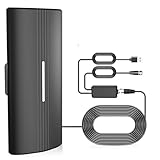 TV-Antenne – Freeview Digitale TV-Antenne für den Innenbereich, mit starkem Signal, UK-Reichweite, Smart-TV-Antennen, für den Außenbereich, unterstützt VHF/UHF/DAB-Radio/4K/1080P (C)