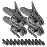 Mikikit 15 Stück Mikrofonklemmen aus Kunststoff Kleine Kabelhalter für Ansteckmikrofone Kopfhörerkabel Managementclip Vielseitig für Business Aufnahme und Öffentliche Reden