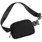 Bauchtasche Damen Gürteltasche Herren Sport Mode Hüfttaschen Frauen Brustbeutel Umhängetasche Crossbody Bag Modische Fanny Pack Bum Hip Bag(Schwarz)
