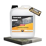 FRISCHER PROFESSIONAL – Hochwirksames Reinigungskonzentrat 5L für Pflastersteine, Beton & Steinflächen – Einfache Anwendung & Tiefenreinigung