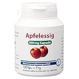 Pharma-Peter APFELESSIG 500 mg, 120 Kapseln