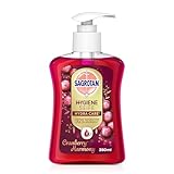 Sagrotan Handseife Cranberry Limited Edition – Antibakterielle Flüssigseife – 6 x 250 Milliliter Seifenspender im praktischen Vorteilspack