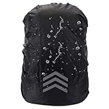 VIKY® Regenschutz Rucksack wasserdichte, Regenschutz für Rucksäcke (18-55L), Reflektierende Rucksack Regenschutz, Regenhülle Rucksack, Rucksack Regenschutzhülle für Wandern Camping Radfahren