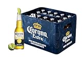 Corona Extra Premium Lager Flaschenbier, MEHRWEG im Kasten, Internationales Lager Bier, 20er Kiste (20 x 0.355 l)