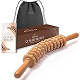 Ezero Faszienstab Holz aus Buchenholz für Körper und Oberschenkel, Weiche Berührung - Massageroller - Faszienrolle Holz, Massage Roller, Massage Bauch, Massageroller Beine