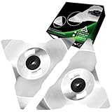 JAOGAUS 2 Stück Ersatzmesser für Mähroboter Robomow, 2 Ersatzklinge Messer für Robomow Roboter-Rasenmäher RS MS RC- Serie (Edelstahl)