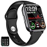 Gardien Smartwatch Damen Herren mit Telefonfunktion, 1.83’’ Fitness Armbanduhr Fitnessuhr Smart Watch Uhr mit 100+ Sportmodi Pulsuhr SpO2-Monitor Schlafmonitor Schrittzähler Stoppuhr für iOS Android