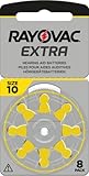 40 x RAYOVAC Extra Hörgerätebatterien Typ 310 - PR70 - Farbcode gelb – 1,45 Volt - 40 Stück (5 x 8 Batterien)