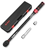 VANPO 1/2 Zoll Drehmomentschlüssel 60-460 Nm, 72 Zähne Auto & Motorrad Drehmomentschlüssel-Set 3 Teilen mit 125mm Verlängerungsstange, 1/2' - 3/8' Adapter, für LKW, Traktor
