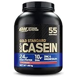 Optimum Nutrition Gold Standard 100% Casein Proteinpulver, Geschmack Strawberry, 1.82kg, 55 Portionen
