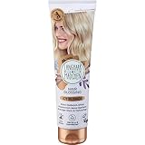 Haartönung Haar Glossing, Glanz-Behandlung mit Aprikosenkernöl und Hyaluron, für Hellbraune bis Dunkelbraune Haare, Silikonfreie Farbtiefenpflege, 6 Haarwäschen von Langhaarmädchen (Icy Blonde)