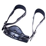 TRQOYTU Bondage Set Beinspreizer Oberschenkel Schlinge Fesselset Leder Open Thigh Spreader Körper Fessel Set SM Restraint Fetisch Harness Erotische Sexspielzeug Für Paare Extrem