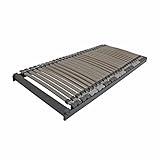 Betten-ABC MAX1 XXL - Extra Stabiler Lattenrost, Belastbar bis zu 250 kg, Hochwertiges Buchenholz, Made in Germany, 7-Zonen Unterstützung, Ausführung: XXXL Starr (bis 280 kg), Größe: 90 x 200 cm