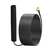 Eightwood DAB DAB+ Antenne Auto FM AM Radio Antenne Windschutzscheiben Antenne Patch Antenne + 3M DAB Antenne SMB Anschluss Kabel für Pioneer Alpine Clarion Digital Radio FM Tuner