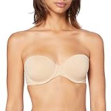 Calvin Klein Damen Trägerloser BH Light Lined Strapless mit Bügel, Beige (Bare), 75B