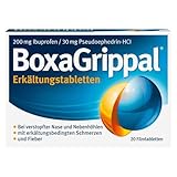 BoxaGrippal BOXAGRIPPAL Erkältungstabletten 200 mg/30 mg FTA - 20 St Filmtablett