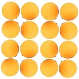 SOIMISS 100 Stück Tischtennisbälle mit Elastischem Weichem Schaft Perforierte Übungsbälle für Tischtennistraining Gelb für Trainer Vereine und Spieler