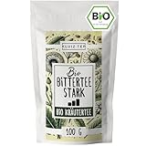 Bio Bittertee Stark - 100 Gramm Bittertee Bio lose I Bitterstoff Tee mit Löwenzahn, Mariendistel, Wermut, und weiteren Bitterkräutern I Kräuter Tee Bitterstoffe by KLUIZ TEA