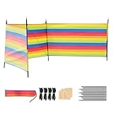 -Windschutzscheibe, Sichtschutz für Camping, Windschutz, Windschutz, tragbares Reisezubehör für Outdoor, Urlaub, Angeln, Freizeit