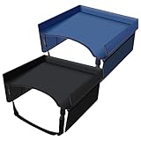 2 Reisetablett Auto Für Kinder, Spieltisch Für Kindersitz, Reisetisch Kindersitz Spiel, Auto Kindertisch Reisetablett Kinder Spielen Snack Seat Organizer, Tisch Für Kindersitz Auto, 40x32x20 CM
