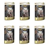 Belcando Stripes Horse | 6er Pack | 6 x 70 g | Snack für Hunde | Mit Superfoods: Bierhefe, Krill und aromatische Kräuter | Ohne Getreide und ohne Zucker | Mit extra viel Fleisch