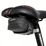 WYYFXY® Satteltaschen für Fahrrad Klein, Wasserdicht Mini Fahrradtasche Kompakte Fahrrad Werkzeugtasche mit Reflektierender für Rennrad Mountainbike, 12 × 9 × 4 cm