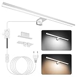 NIORSUN Spiegelleuchte Bad LED 15W 60cm, Zweifarbige Temperatur 4000K 6000K, 1500LM, IP44 Wasserdicht Badezimmer Lampe, für Wandbeleuchtung und Spiegel Beleuchtung, Spiegellampe Badezimmer