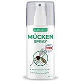 Silberkraft Mückenspray 100 ml ohne DEET, Mückenschutz Kinder & Baby geeignet, Haut-Spray, Anti-Mücken-Mittel, Abwehr und vertreiben, mit Zitronen-Duft