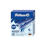 Pelikan Pelikan Großraum-Tintenpatronen 4001, königsblau, 18 Stück