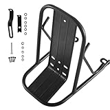 Fahrradkorbhalterung | Fahrradgepäckträger | Stabile Fahrradhalterung für Mountainbikes und Rennräder