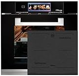 KAISER Backofen Elektro Herd Set Autark, TFT Display, Air fryer,Bratautomatik,86L mit Induktions-Kochfeld, Glaskeramik mit Facetten, Autark Herd Power Booster 60 cm Barbecue EH 6344 N+KCT 6700 FI.